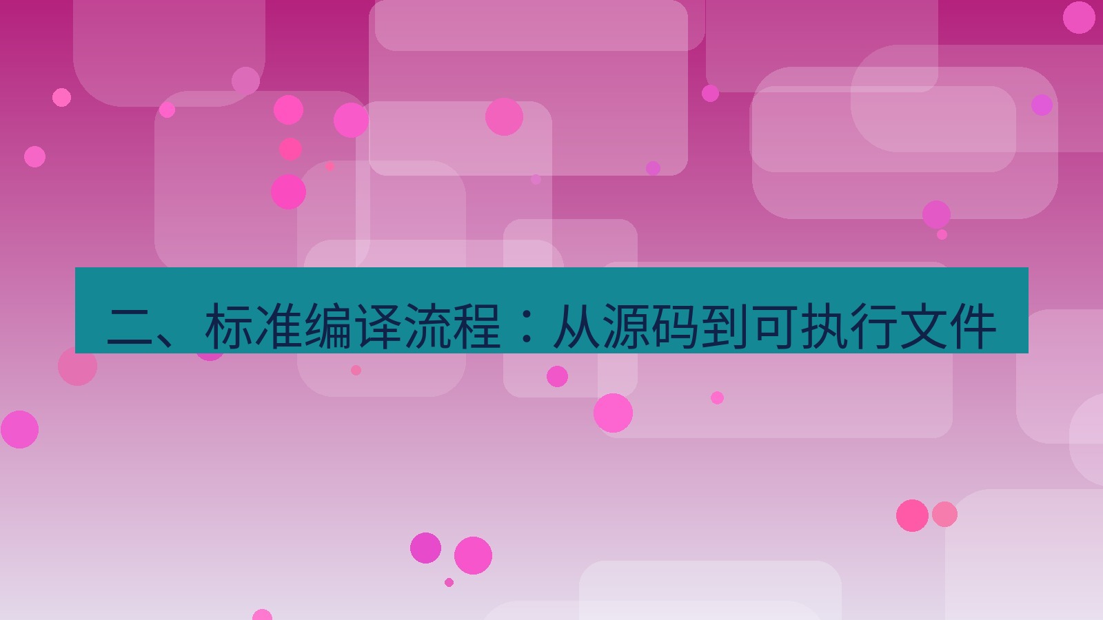 xchat官网 二、标准编译流程：从源码到可执行文件