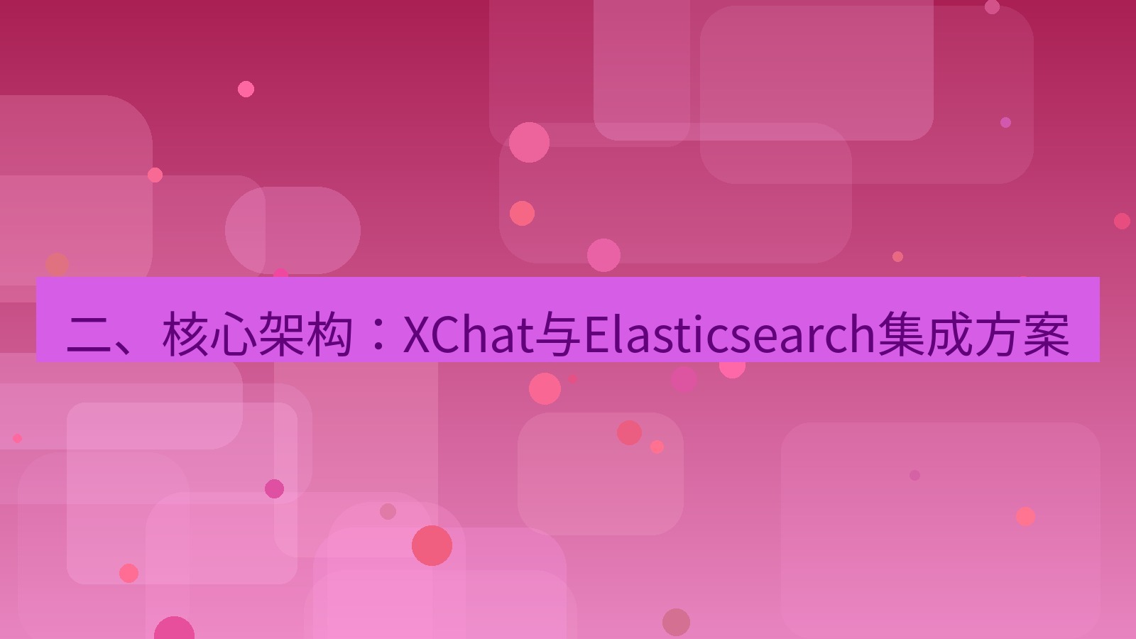 xchat官网 二、核心架构：XChat与Elasticsearch集成方案